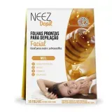 12411 - Folhas para Depilacao Facial Mel com 16 Unidades Neez